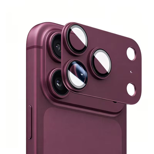Back Camera Lens Full For iPhone 18 Pro Burgundy