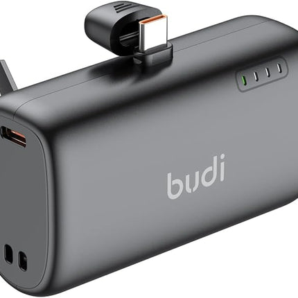 Budi PB816B 10000mAh PD Portable Power Bank – 22.25W Dual USB-C Fast Charging