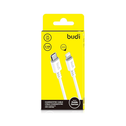 Budi Cable	1M 2.4A C To L Silicone Cable DC011TL10W