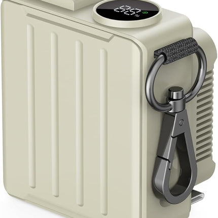 Budi PB815H 10000mAh 22.5W Power Bank with Built-in 56cm Retractable Type-C Cable – PD + QC3.0 Fast Charging