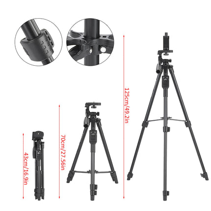 YUNTENG 5208 Tripod Selfie Stick Wireless Extendable Remote Control