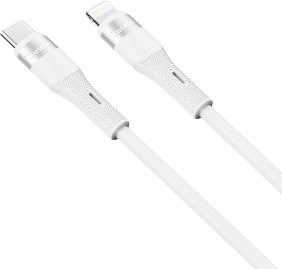 Fast Charging & 480Mbps Data Transfer Trusmi CA34-075 20W USB-C to Lightning Silicone Cable (1m)