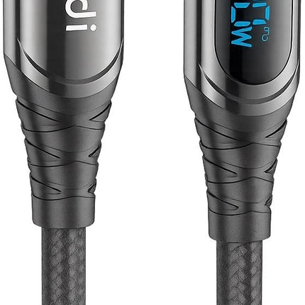 Budi PD 27W USB-C to Lightning Cable 1.5m led display