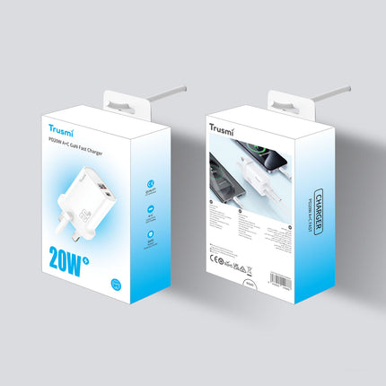 TRUSMI CH07-055 PD20W A+C GaN FAST Charger