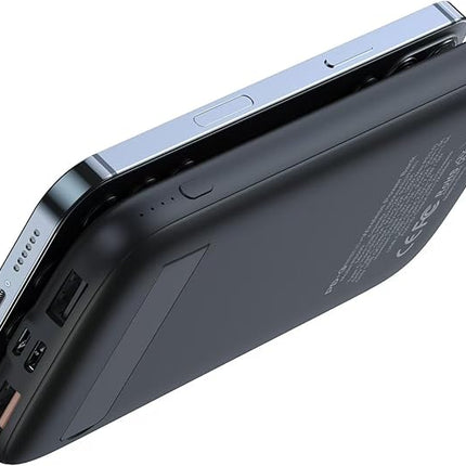 Budi PB099B 10000mAh Wireless Pocket Power Bank – Fast Charging, Compact & Lightweight Design