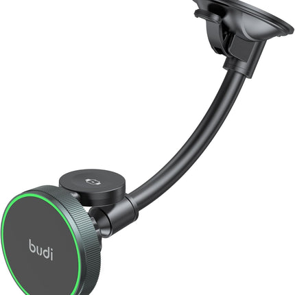 Budi 2 in 1 Universal Magnetic Wireless Car Charger Holder CM570B