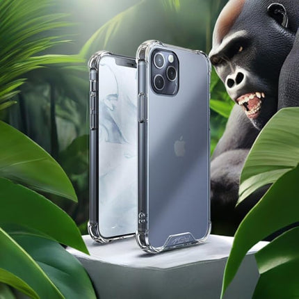 Shockproof Clear Case for iPhone 15 Series – King Kong Tough Armor Edges, Crystal Transparent Back
