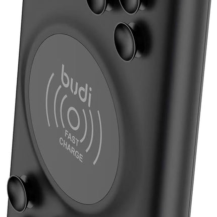 Budi PB099B 10000mAh Wireless Pocket Power Bank – Fast Charging, Compact & Lightweight Design