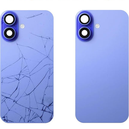 Back Glass iPhone 16Plus  +Lens +MagSafe Ultra Marine