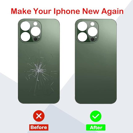 Back Glass iPhone 14 Plus +Lens +MagSafe Midnight