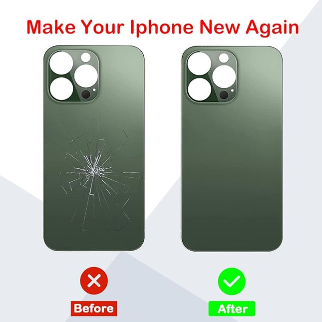 Back Glass iPhone 14 Plus +Lens +MagSafe Midnight