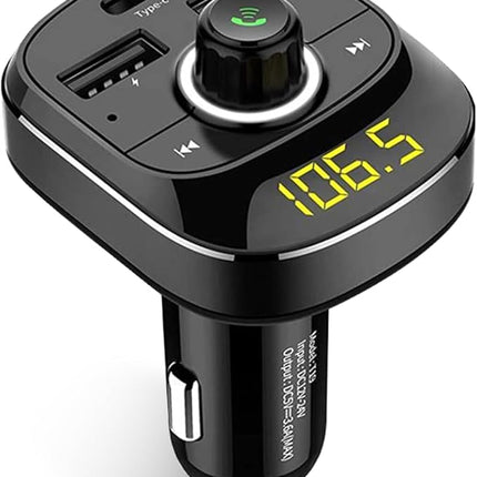Budi Bluetooth FM Transmitter with Quick Charge 3.0, 42W Total Output