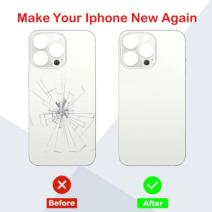 Back Glass iPhone 12 Mini  +Lens +MagSafe White