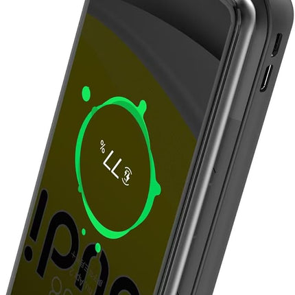 Budi 10000mAh Wireless Power Bank with 3 Built-in Cables, Dual Inputs, Suction Cups & Phone Stand