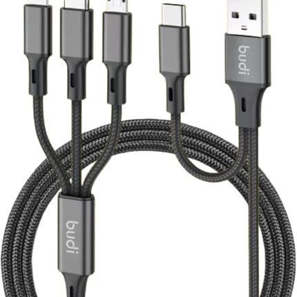 Budi Cable 6 in 1 Multi Charger Cable 1.2m DC203T512B