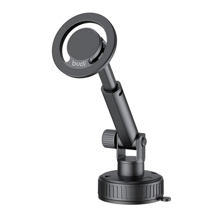 BUDI CM591B Adjustable Magnetic Phone Mount for Car 360 Degree Rotation Suction Cup Base Cellphone Holder