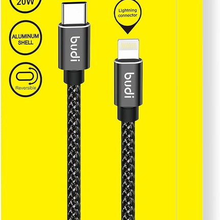 Budi Cable 1M PD27W Aluminum Shell Cable C To L DC206TL10B