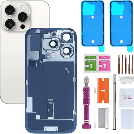 Back Glass iPhone 13 Mini +Lens +MagSafe White