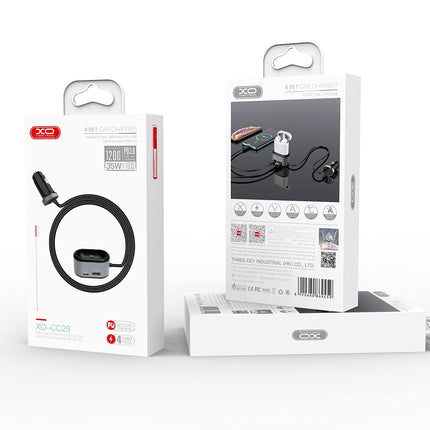 XO 4 in 1 Car Charger XO-CC29