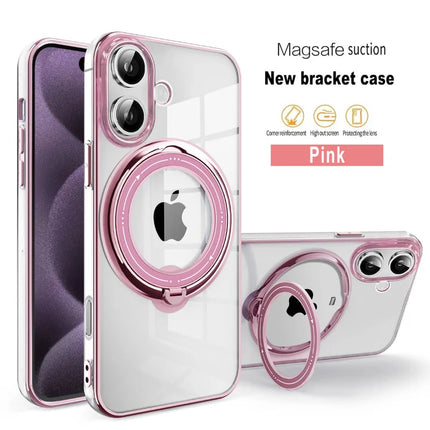 Gorilla Gel Case Premium Quality a Magnetic Ring  Rotating For iPhone 16 Pro