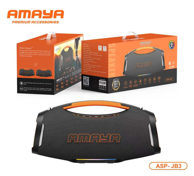 Amaya Wireless High Power Bluetooth Speaker (ASP-JB3)
