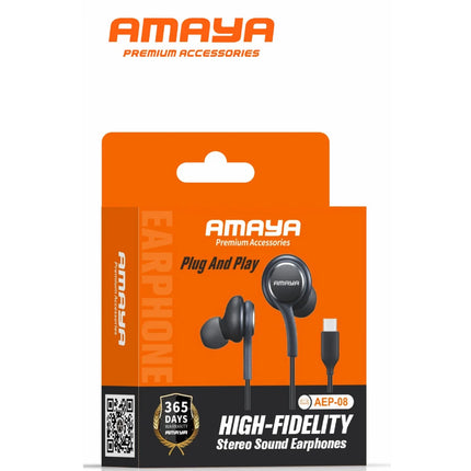 Amaya AEP-08 High-Fidelity Type-C Wired Earphones
