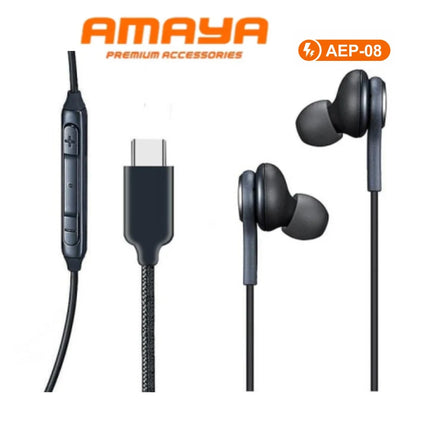 Amaya AEP-08 High-Fidelity Type-C Wired Earphones