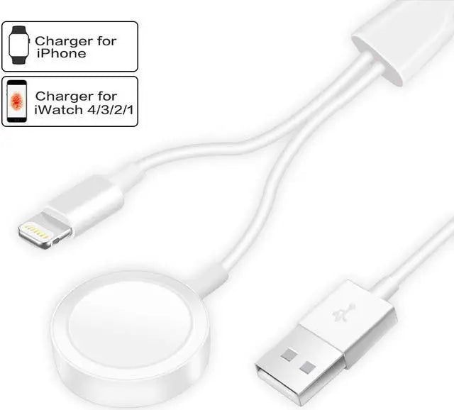 2 in 1 Magnetic Charging Cable For iWatch + L