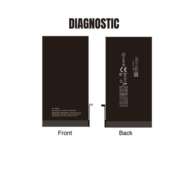 Trusmi Diagnoctic Battery For iPhone 14 Plus