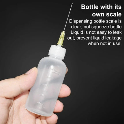 50ml Plastic Alcohol Flux Dispenser Bottle for PCB Phone Repair Tools