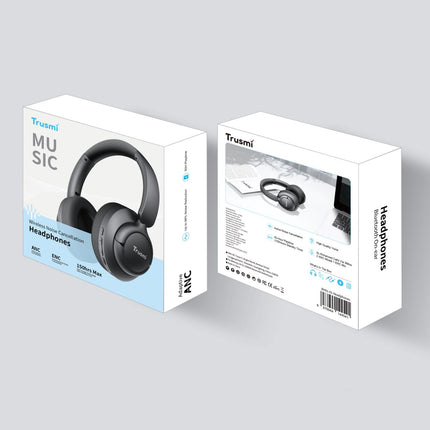 TRUSMI BH01-01 – Active Noise Cancelling Wireless Bluetooth Headphones