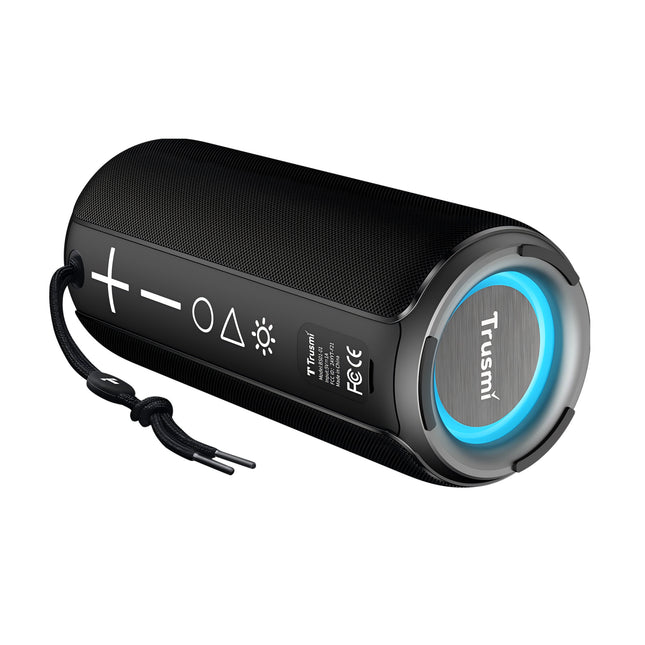 TRUSMI BS01-01 Waterproof Bluetooth Speaker IPX6 – TWS, RGB Lights & Hands-Free Calling