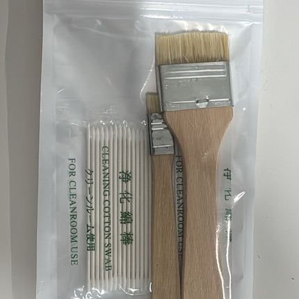 Set Of 2 Cleaning Brush + Pointed Cotton Swabs (25 PCS)