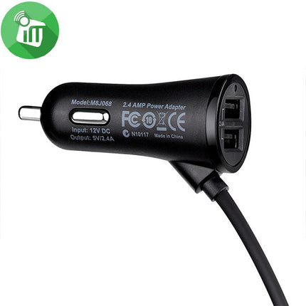 Budi Car Charger Dual USB Car Charger + 2 USB Adp M8J068