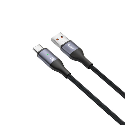 TRUSMI CA12-02 5A USB A to C Smart Power off Alluminum Alloy Cable