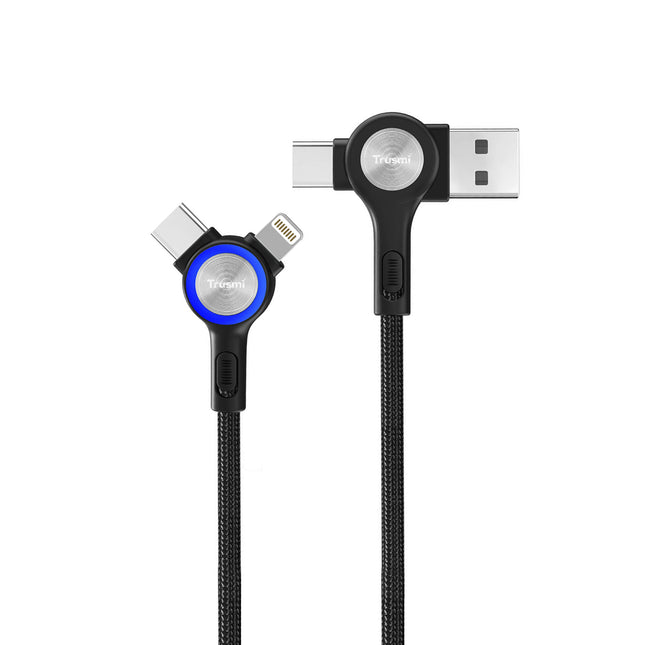 Trusmi CA29-01 60W Braided Cable 2 to 2 A/C to C/L