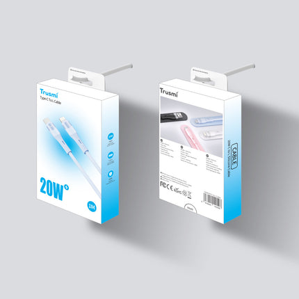 CA34 Series 20W CL Silicone Charging Cable Trusmi – Soft, Durable & Fast Charging