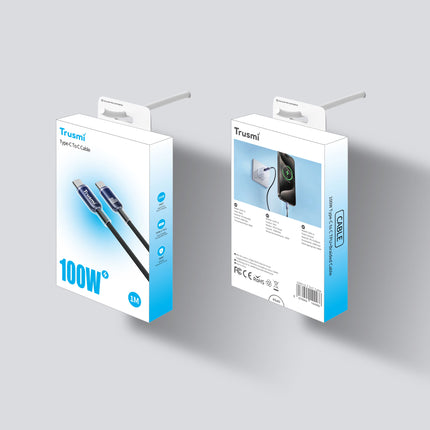 Trusmi CA47-12 100W Aluminum Alloy Braided Cable C To C