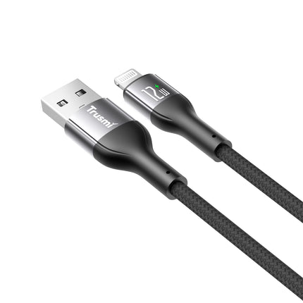 TRUSMI CA34-068 2.4A AL Silicone Charging Cable USB To L