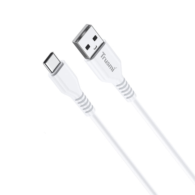 TRUSMI CA54-01 3A (1M) PVC Charging Cable USB A To C