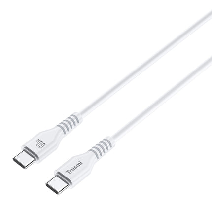 Trusmi CA54-05 1M 60W PVC Charging Cable USB C to C Scilicon