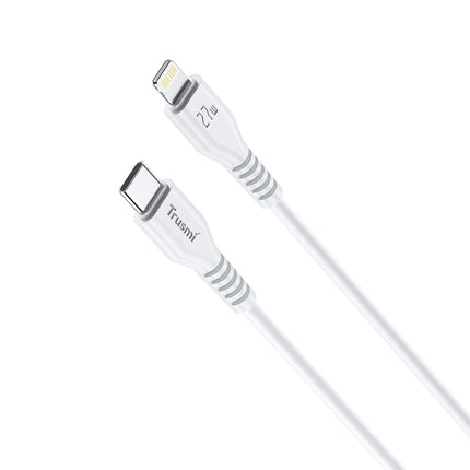 TRUSMI CA54-06 27W USB C To L Charging Cable White 1M