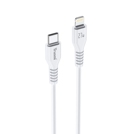 TRUSMI CA54-06 27W USB C To L Charging Cable White 1M