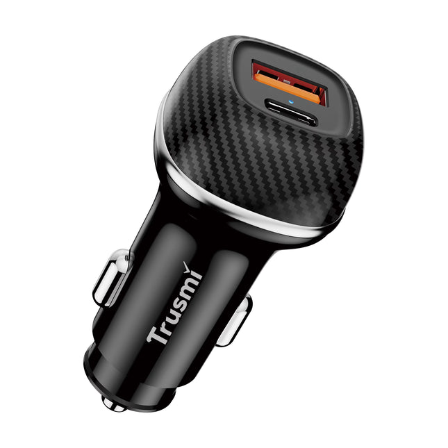 TRUSMI Carbon Fiber Quick Car Charger CC01-011 48W AC