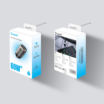 TRUSMI AC Metal Fast Car Charger CC08-01 PD60W