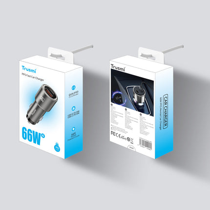 TRUSMI Car Charger CC09-01 PD66W AC Metal Fast