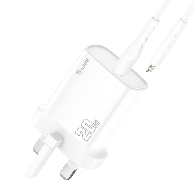 TRUSMI PD20W USB & Type-C Fast Charger - CH10-061  – White