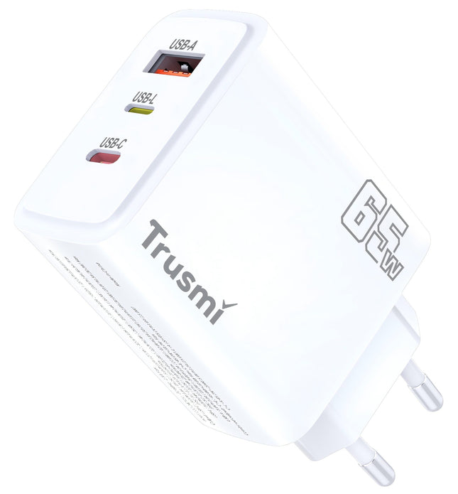 TRUSMI CH13-079 PD65W A+C+L GaN Fast Charger