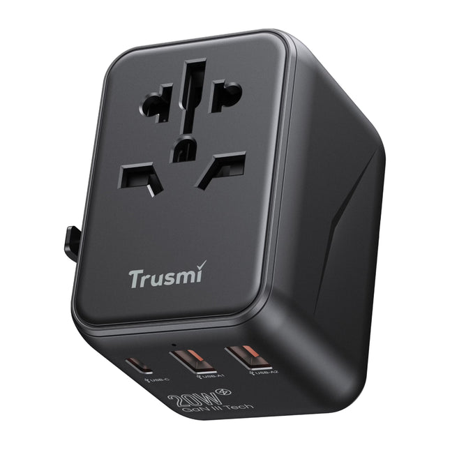 TRUSMI Univarsal Travel Adapter Charger 20W - CH18-01 - 1C2A  – UK/US/EU/AU Plug