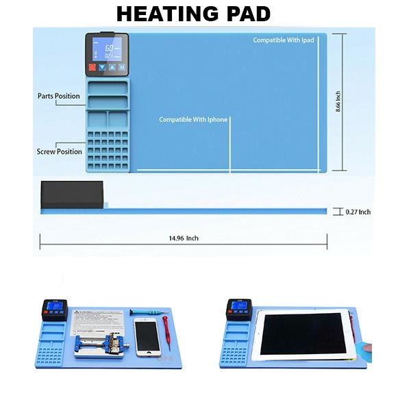 CPB 320 Heating Mat Heat Pad for Phone Tablet Screen Back Repair